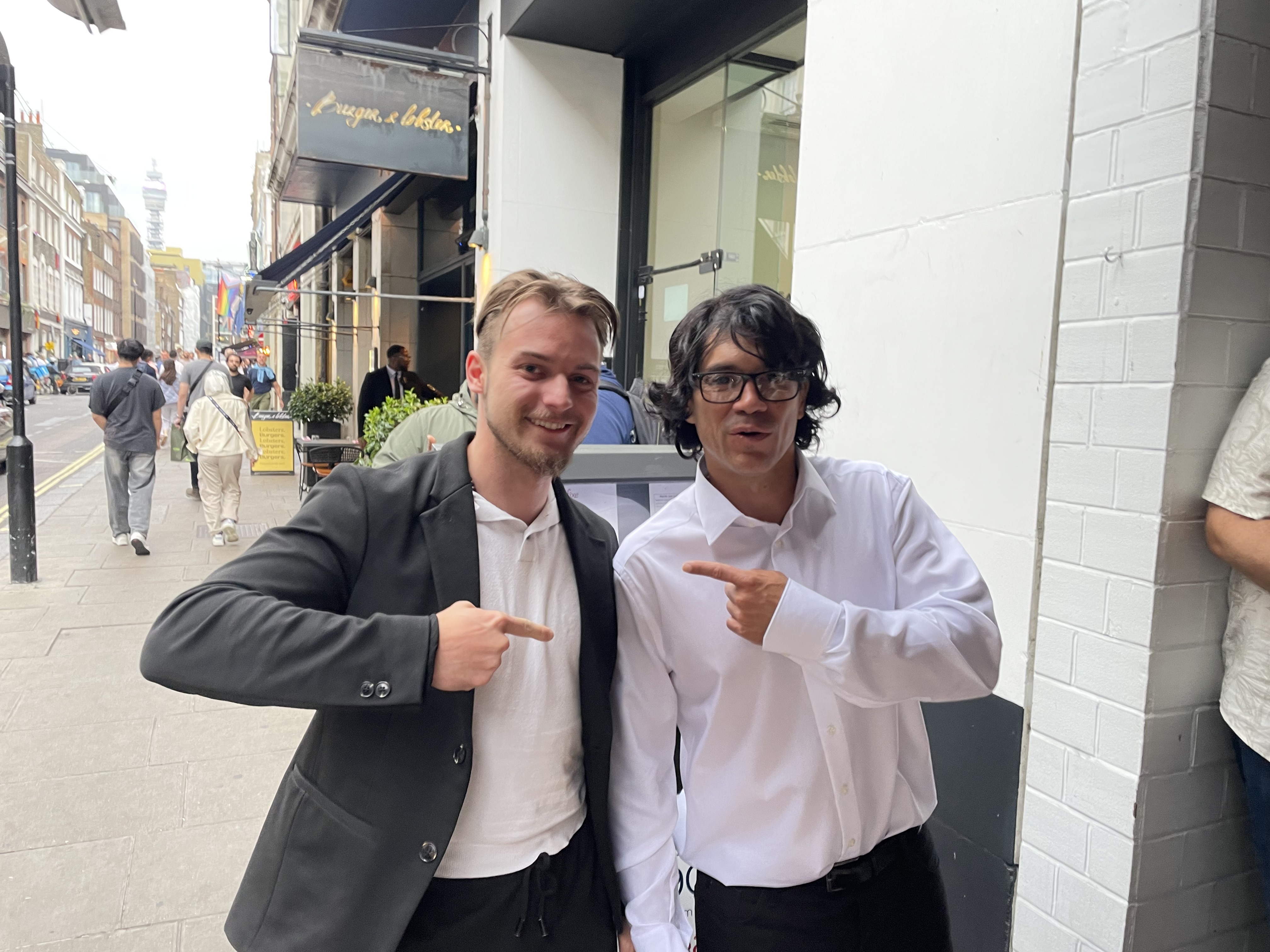 Benjamin mit Tai Lopez